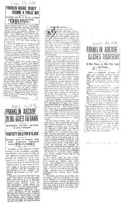 YWCA Misc. Articles